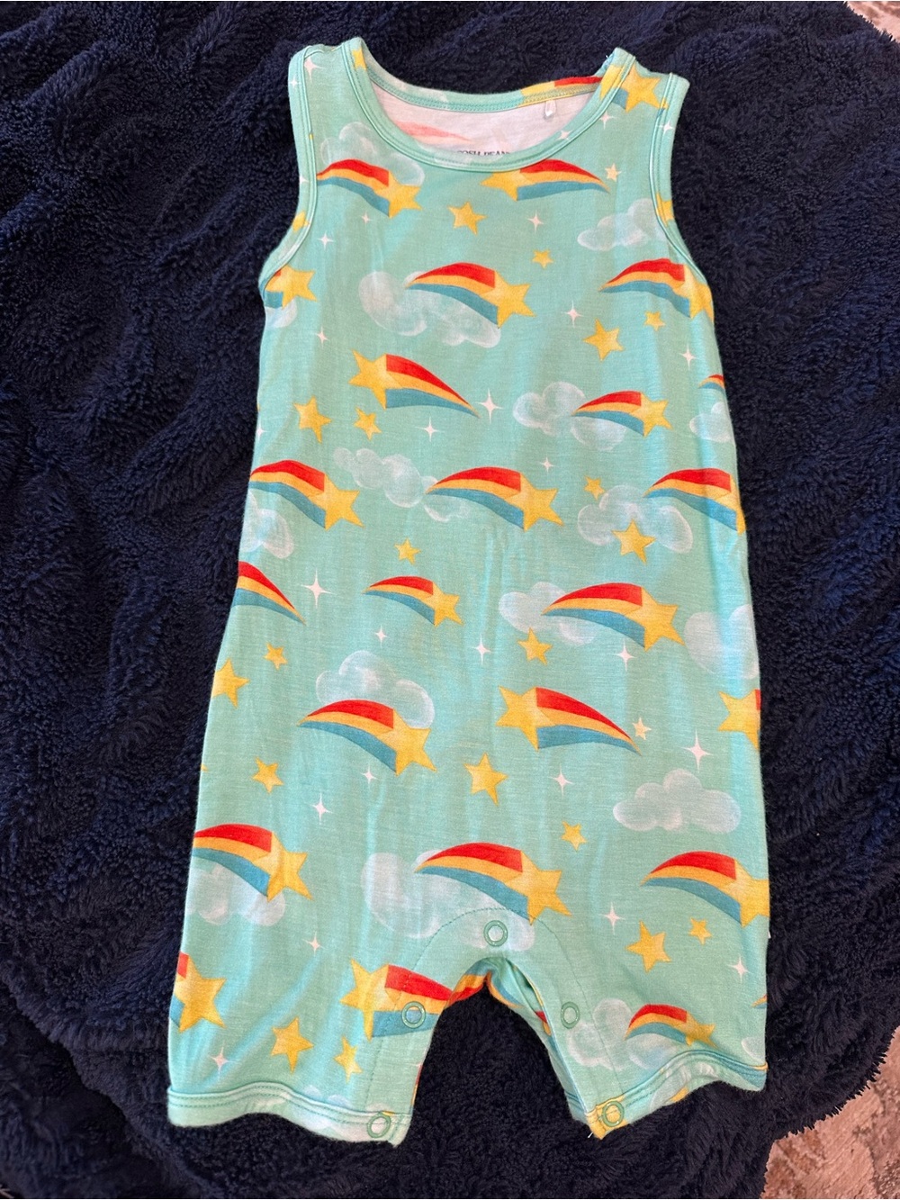 Posh Peanut Bamboo Shooting Star Romper
